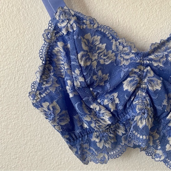 Savona Curvy Longline Bralette Cielo/Canvas - Picture 5 of 7